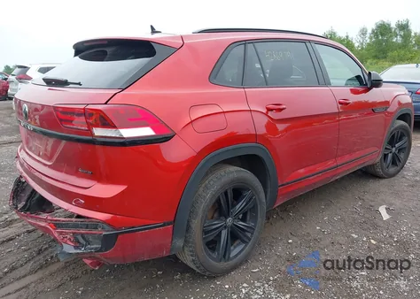2023 Volkswagen Atlas Cross Sport 3.6L V6 Sel/3.6L V6 Sel R-Line Black from USA, damaged, VIN 1V2SE2CA1PC200712